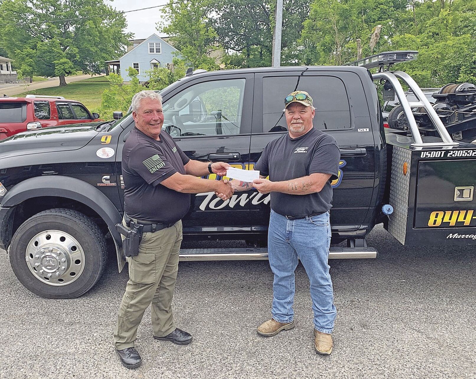 Mitchell’s Towing donates AEDs to CCSO